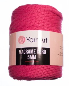 Macrame Cord 5 mm barva 771 růžová