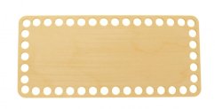 Dno na košík obdélník 22X10 cm Přírodní překližka  typ E38