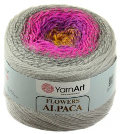 Flowers Alpaca příze YarnArt 415