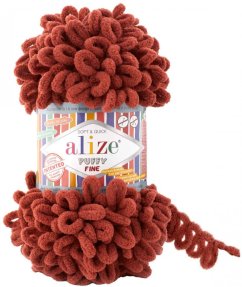 Alize Puffy Fine 751 cihlová