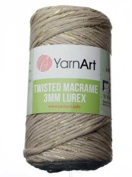 Twisted Macrame Lurex 3mm příze