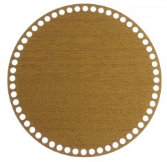 Dno na košík kruh 25 cm Dub Zlatý typ B25