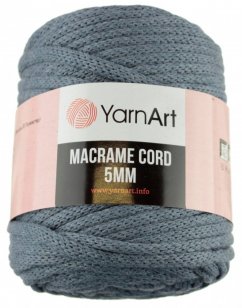 Macrame Cord 5 mm 774 šedá