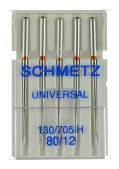 Jehly srojové   SCHMETZ UNIVERS   80  cena za sadu 5 ks