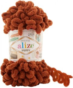 Alize Puffy 597 rezavohnědá