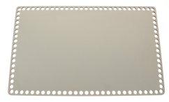 Dno na košík obdélník 40X25 cm ŠEDÁ typ E34