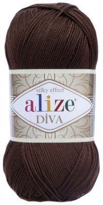 Alize Diva  26 tmavě hnědá