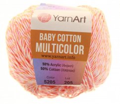 Baby Cotton Multicolor příze YarnArt  5205