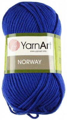 Norway  protižmolková příze YarnArt 64 královsky modrá