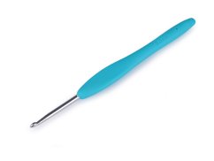 Háček na háčkování se silikonovou rukojetí  vel / 3,5 mm