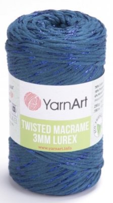 Twisted Macrame Lurex 3mm příze  789