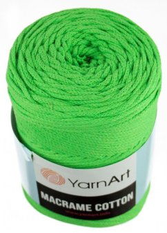 Macrame Cotton 802  neonově zelená