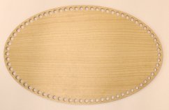 Dno na košík ovál 40x25 cm Javor II typ D28