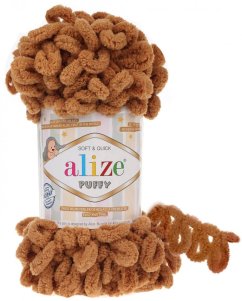 Alize Puffy  179  hnědá