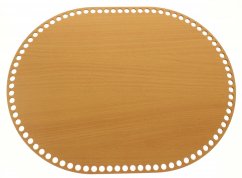 Dno na košík ovál 40X30 cm Buk typ D30