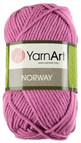 Norway  protižmolková příze YarnArt 849 tmavě růžová
