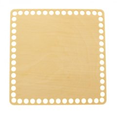 Dno na košík ČTVEREC 20X20 cm Přírodní překližka  typ F3