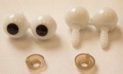 Bezpečnostní oči spojené, 3D 16x33 mm