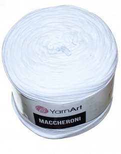 Maccheroni příze 600g bílá č.1