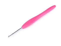 Háček na háčkování se silikonovou rukojetí  vel / 3,0 mm