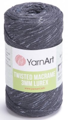 Twisted Macrame Lurex 3mm příze  758