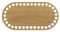 Dno na košík ovál 20X10 cm DUB II typ D20