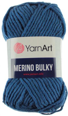 Merino Bulky příze 551 tmavě modrá