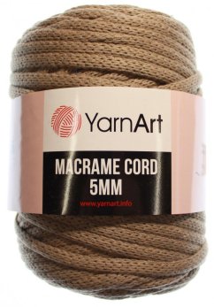 Macrame Cord 5 mm  barva  768 cappuccino