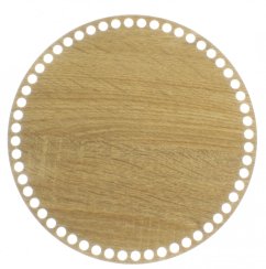 Dno na košík kruh 25 cm Dub Taupe typ B25