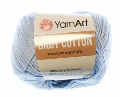 Baby Cotton  YarnArt 450 světle modrá
