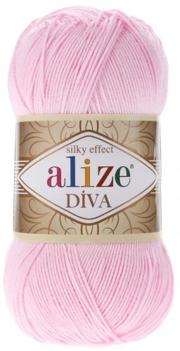 Alize Diva 185  světle růžová
