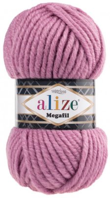 Alize SUPERLANA MEGAFIL  barva  28růžovo fialová