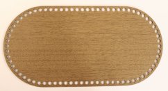 Dno na košík ovál 40X20 cm Dub Zlatý typ D26