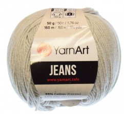 Jeans 49 šedobéžová  YarnArt