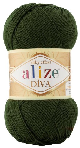 Alize Diva 567 tmavě zelená