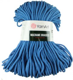 Šňůry Macrame Braided příze  786  YarnArt modrá