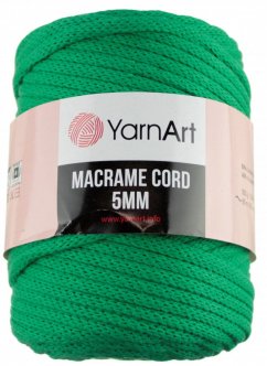 Macrame Cord 5 mm 759 zelená