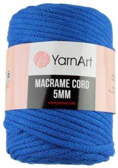 Macrame Cord 5 mm 772 královsky modrá