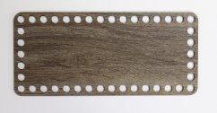 Dno na košík obdélník 22X10 cm Dub Lanýž typ E38