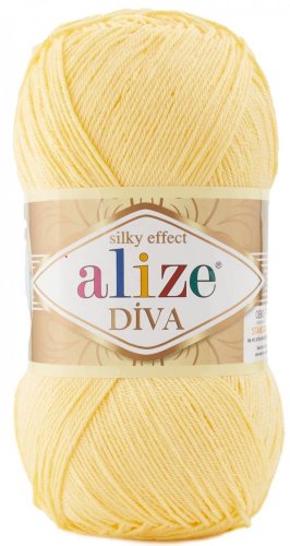 Alize Diva 187 světle žlutá