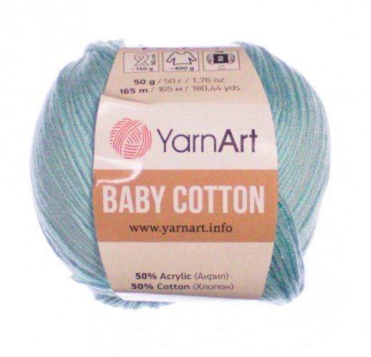 Baby Cotton  YarnArt 446 azurová