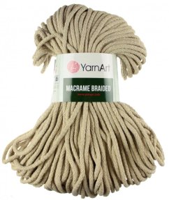 Šňůry Macrame Braided příze 753 YarnArt béžová