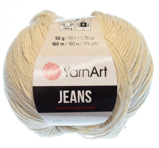 Jeans 05  světle béžová YarnArt
