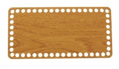 Dno na košík obdélník 24X12 cm DUB typ E36