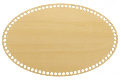 Dno na košík ovál 40x25 cm JAVOR typ D28