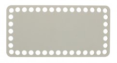 Dno na košík obdélník 20X10 cm ŠEDÁ typ E25