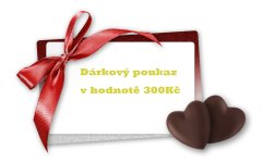 Dárkový poukaz v hodnotě 300Kč