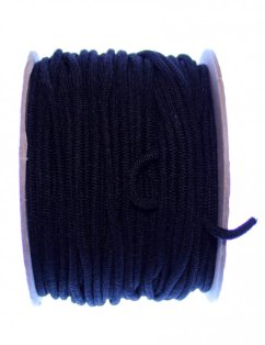 Klobouková pruženka 3 mm  černá č.8