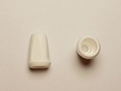 Koncovka  bílá 15 mm cena za kus