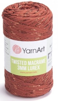 Twisted Macrame Lurex 3mm příze  785
